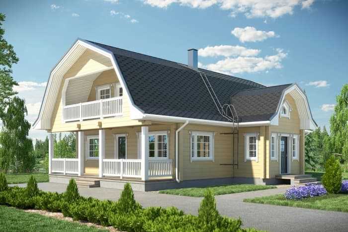 1. Плоская крыша