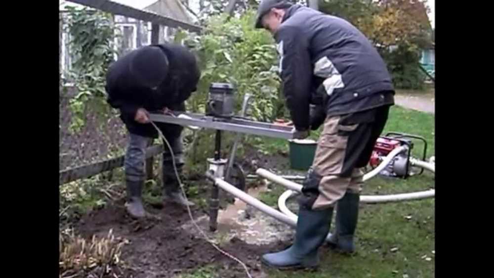 Бурение с помощью ручного бура