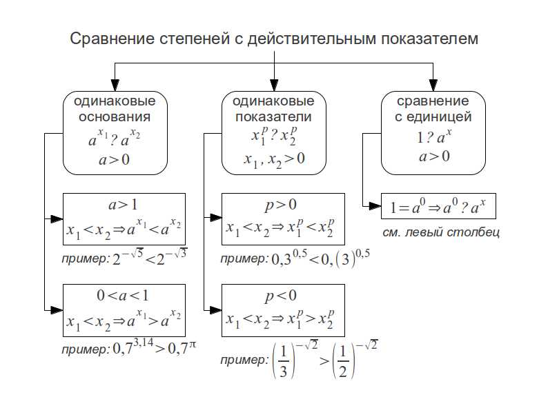 Основные отличия строительных степеней