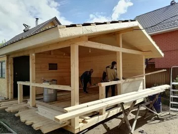 Современные технологии в строительстве веранды