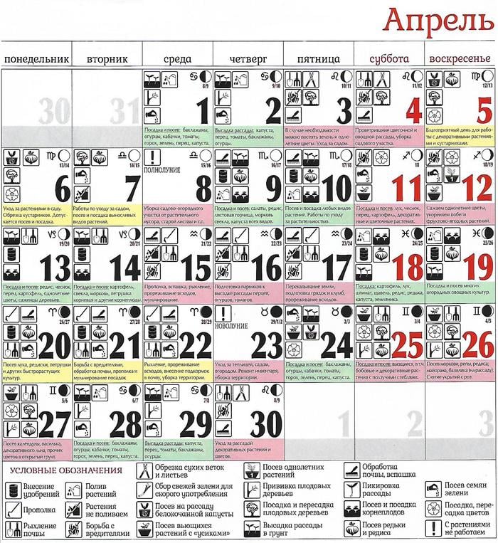 Лунный календарь апрель 2020 года: особенности и рекомендации